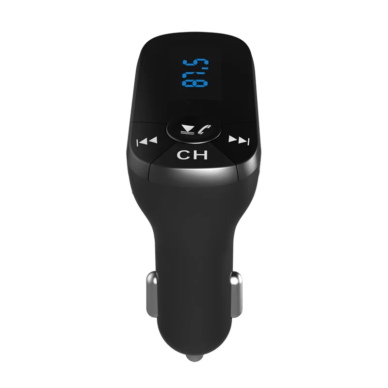 HBQ T10 Многофункциональный беспроводной Автомобильный MP3-плеер QC3.0 быстрое автомобильное зарядное устройство Регулировка любого угла FM передатчики автомобильный аудио монитор