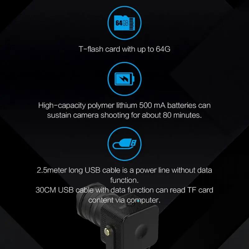 50x WiFi Telescope Digital Camcorder Manual Zoom High Definition Intelligent Monitoring Network Camera DVR Home Office Security