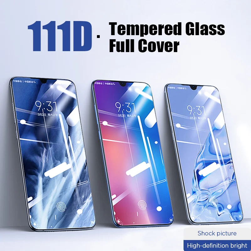 

111D Protective Glass for Redmi 7A 6A 5A 5 Plus Screen Protector Tempered Glass for Xiaomi Redmi Note 7 6 5 Pro S2 Safety Film