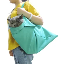 Переноска для собак на открытом воздухе ветрозащитные переноски маленькие собаки кошки переноска перевязь для домашних животных сумка без рук сумка на плечо для путешествий на открытом воздухе