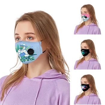 

1PCS Women Fashion Cycling maska Printing Dustproof Windproof Fog Haze Maska Washable Reusable facemaska Toiletry Kits #Z35