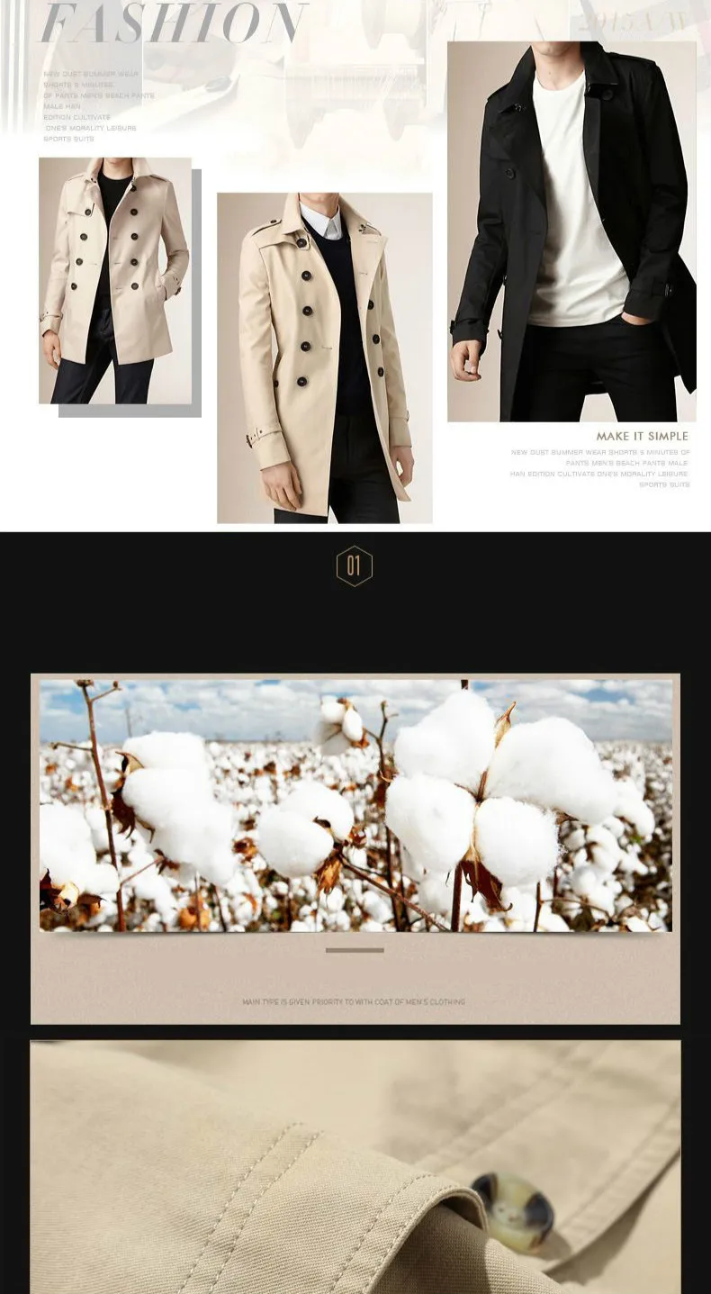 Весенний мужской длинный плащ, однотонный цветной воротник, Осенний длинный рукав, модные минималистичные куртки размера плюс M-5XL