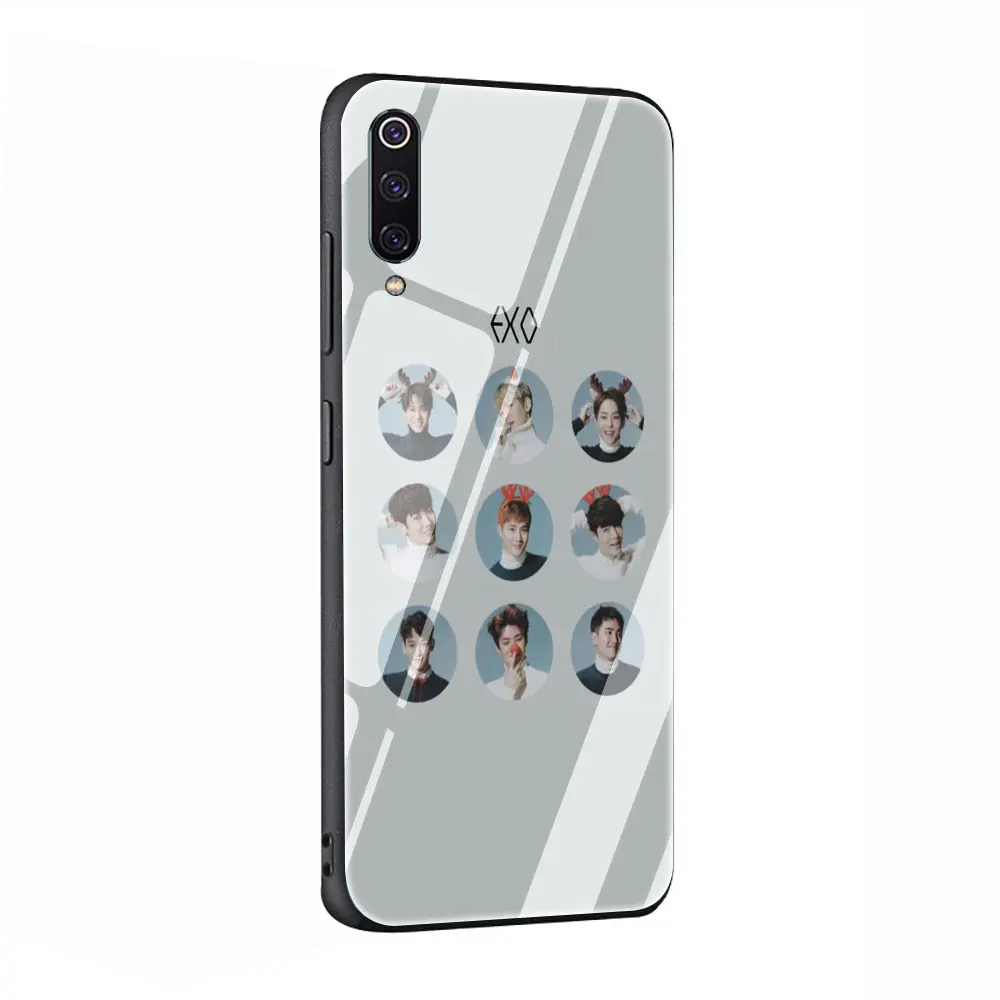 EXO band k-pop kpop чехол из закаленного стекла для телефона Xiaomi mi 8 9 Red mi 4X 6A Note 5 6 7 Pro Pocophone F1 - Цвет: G11