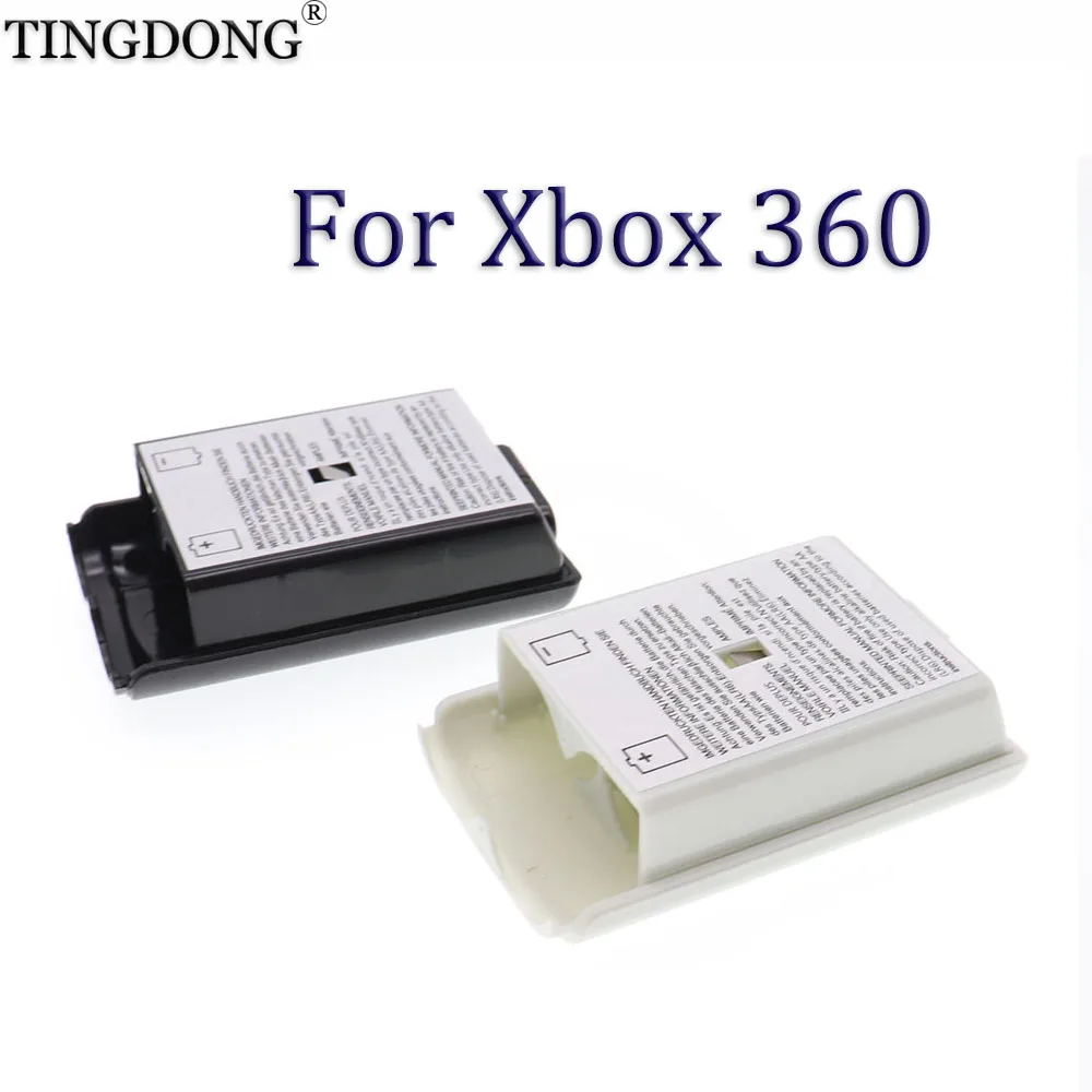 

100Pcs For Xbox 360 Battery Case Wireless Controller Rechargeable Battery Cover For Xbox 360 With Sticker