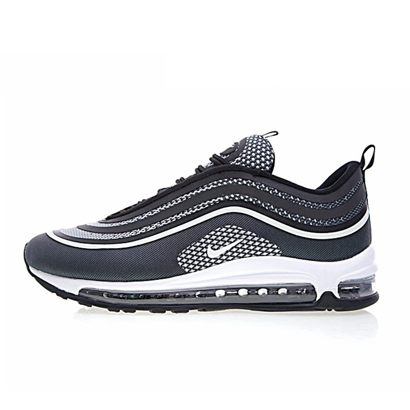 918356-001 Оригинальные подлинные мужские кроссовки для бега Nike Air Max 97 LX, уличная спортивная обувь, трендовые дышащие качественные удобные кроссовки - Цвет: 918356-001