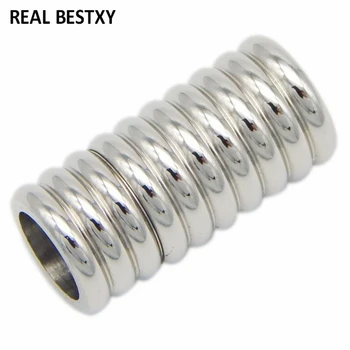 

20pcs/lot hole:6mm Strong Magnetic Clasp round screw shape Leather Cord DIY Bracelet Jewelry Findings Making clasp