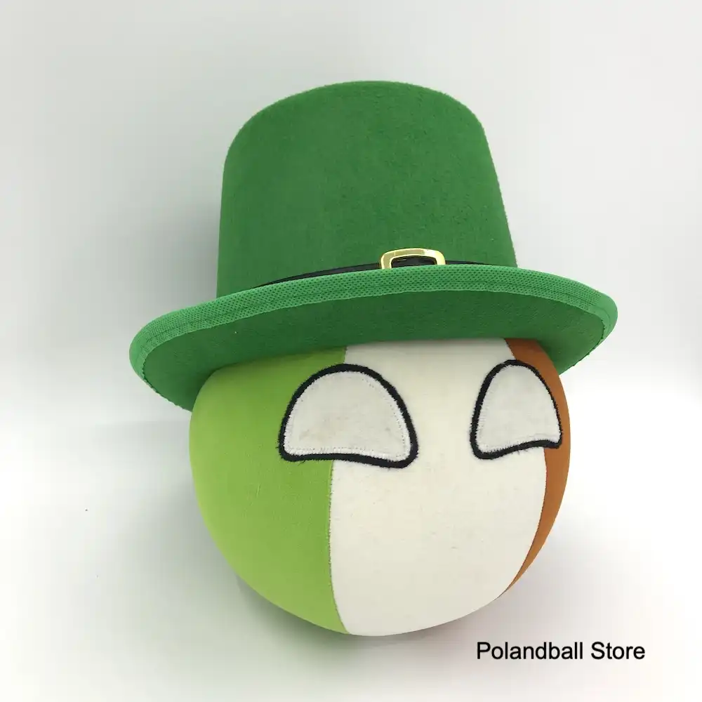 Irelandballとgreen Irish帽子本物の手作りpolandball Countryballぬいぐるみ聖パトリックの日の Movies Tv Aliexpress