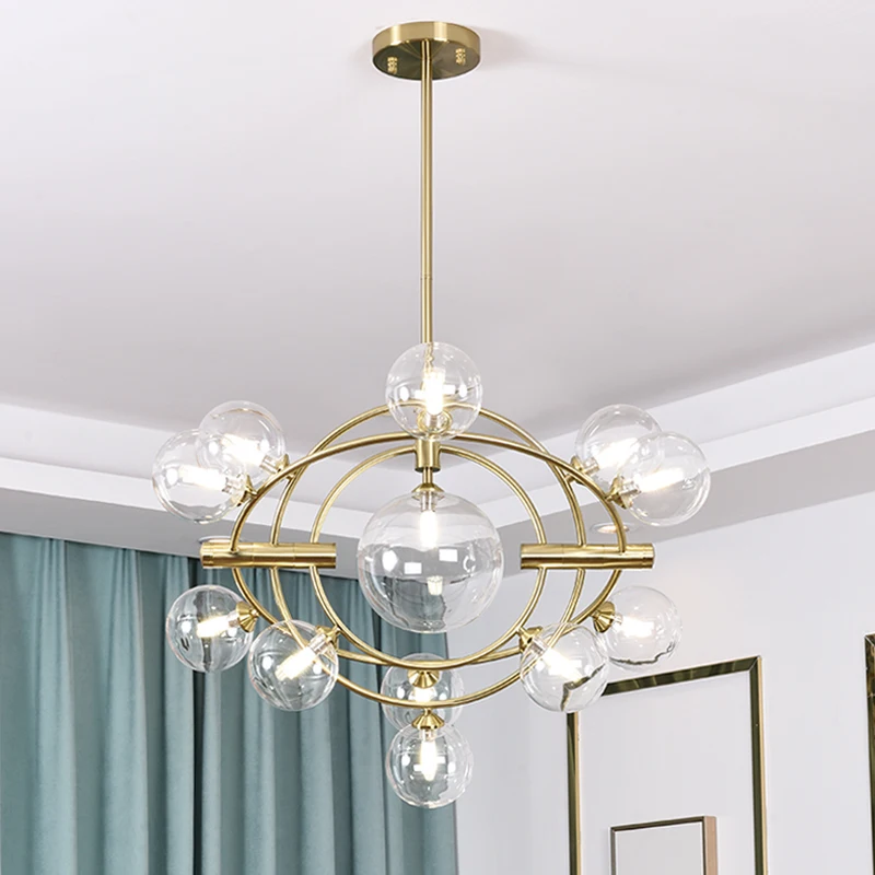 

nordic luminaire suspendu lampen industrieel crystal bedroom living room industrial lamp