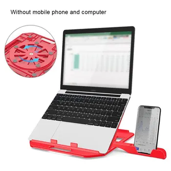 

Notebook computer stand desktop lifting 7 inclined angle rack folding cooling rack bracket adjustable stand with phone stand