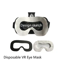 100 шт одноразовая домашняя мягкая маска для глаз Виртуальная реальность гигиеническая Защитная VR Чехол для очков аксессуары для htc для VIVE