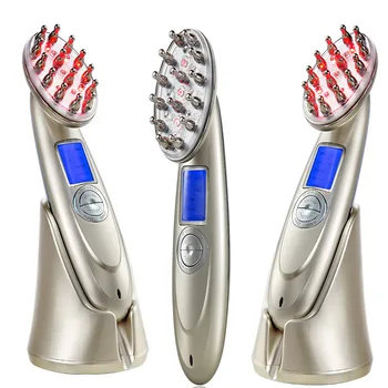 

Head massager Micro vibrating hairdresser Infrared laser irradiation hair regenerator RF radio frequency hair comb