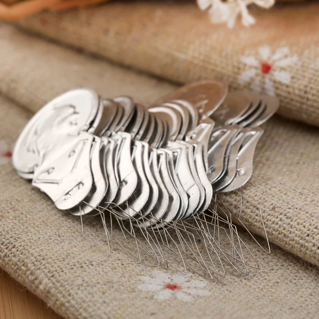 50Pcs Bow Wire Needle Threader Stitch Insertion Tool Hand Machine Sewing Cross-stitch Crafts DIY Simple Sewing Needle Threader 3