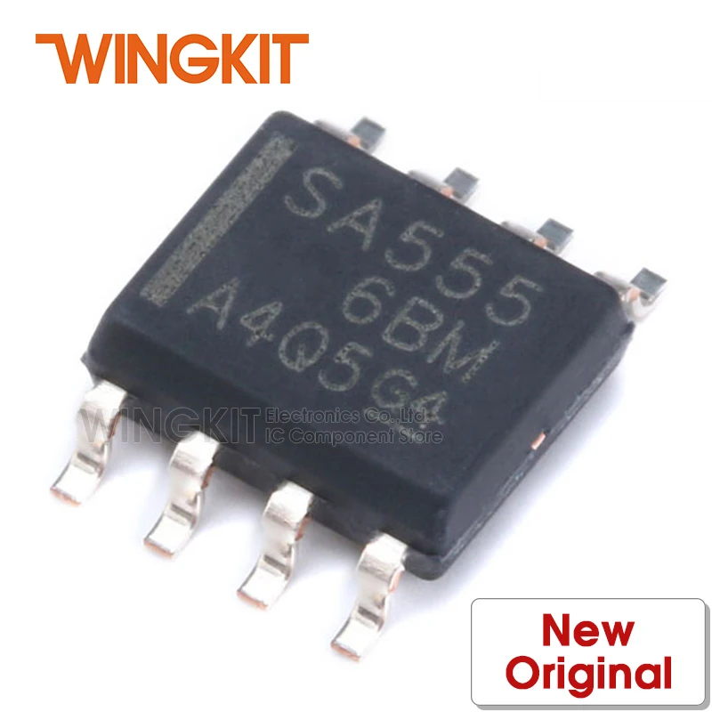10 шт. SA555DR SOIC8 SA555D 555 / SA555 SOIC 8 точный таймер|Аксессуары для аудиосистем| |