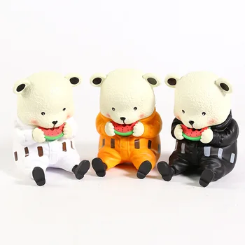 

One Piece Bepo Eating Watermelon PVC Figure Collectible Model Toy 3 Colors