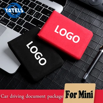 

2020 Fashion Best selling Car driving document package license holster two-in-one ID folder For BMW Mini R56 R53 F56 R55 R50 R60