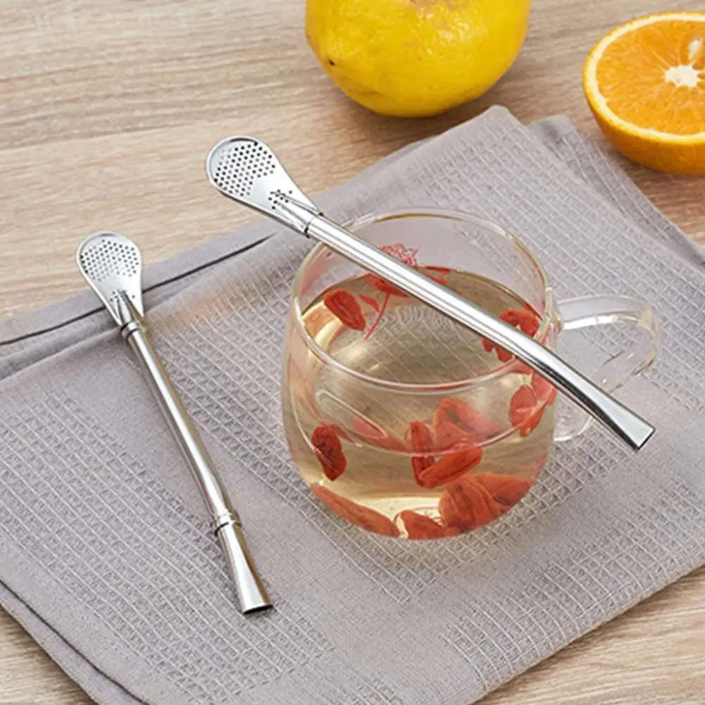 Drinking Straws Strainer Creative Stainless Steel Handmade Yerba Mate Bombilla Gourd Washable Practiacl Drinking Tool