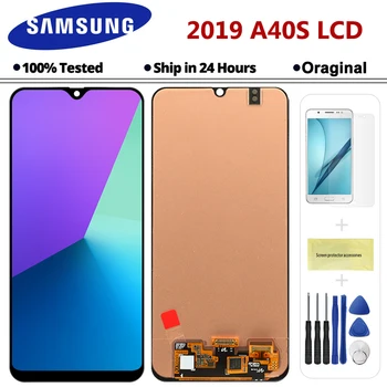 

6.4'' Original For Samsung Galaxy A40s 2019 LCD Display Touch Screen Digitizer Assembly For SAMSUNG A40s A407 A407F LCD