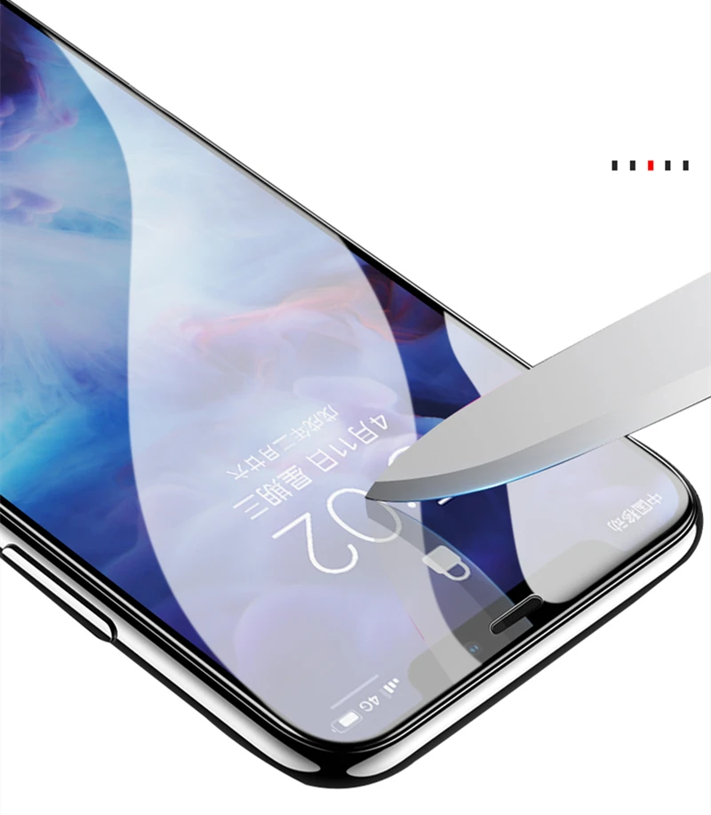 Полное покрытие из закаленного стекла для iPhone 11 Pro X XS Max XR Защита экрана для iPhone 11 X XS XR стеклянная защитная пленка
