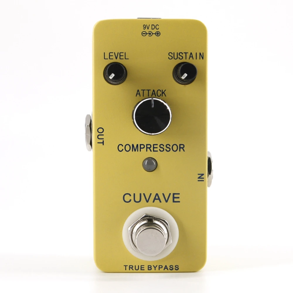 Cuvave Compressor Classic Compressor Guitar Effect Pedal True Bypass