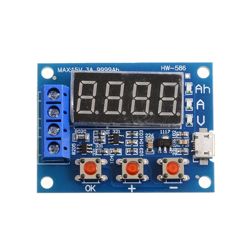 1 шт. ZB2L3 18650 литий-ионный свинцово-кислотный семейный тестер разряда с