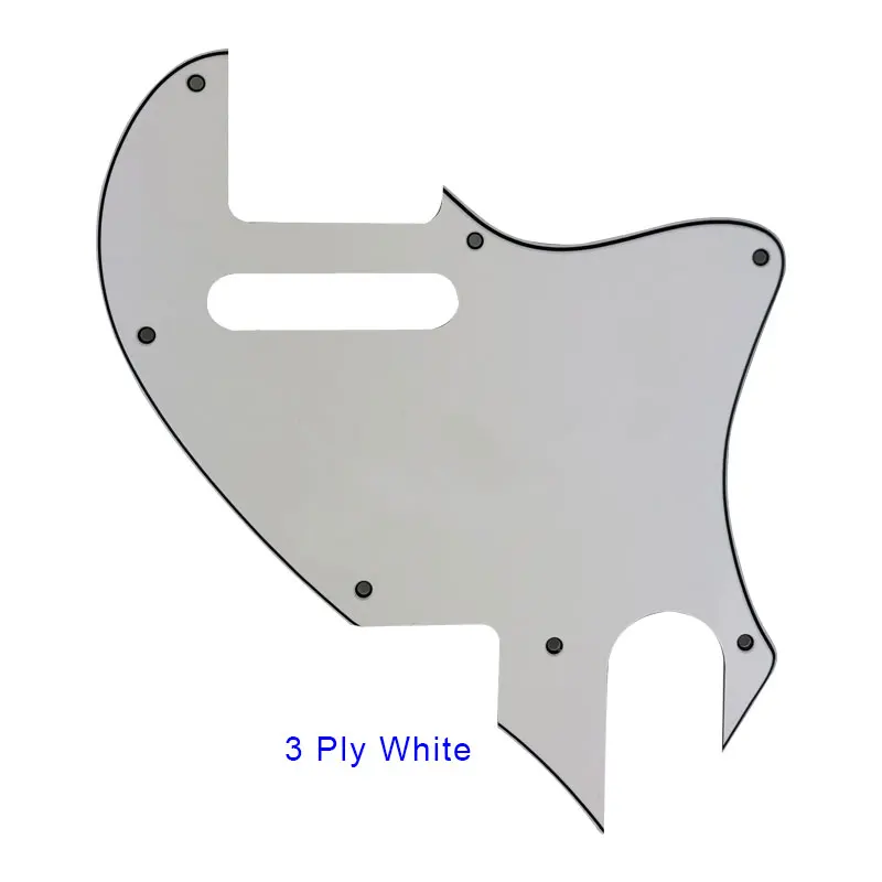 Pleroo Parts For US Telecaster Tele F Hole Hybrid Guitar Pickguard Scratch Plate Tele Conversion Support Customization