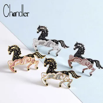 

Chandler Horse Enamel Pins Badges Brooches Denim Shirt Lapel Pin Punk Cool Jewelry Gift