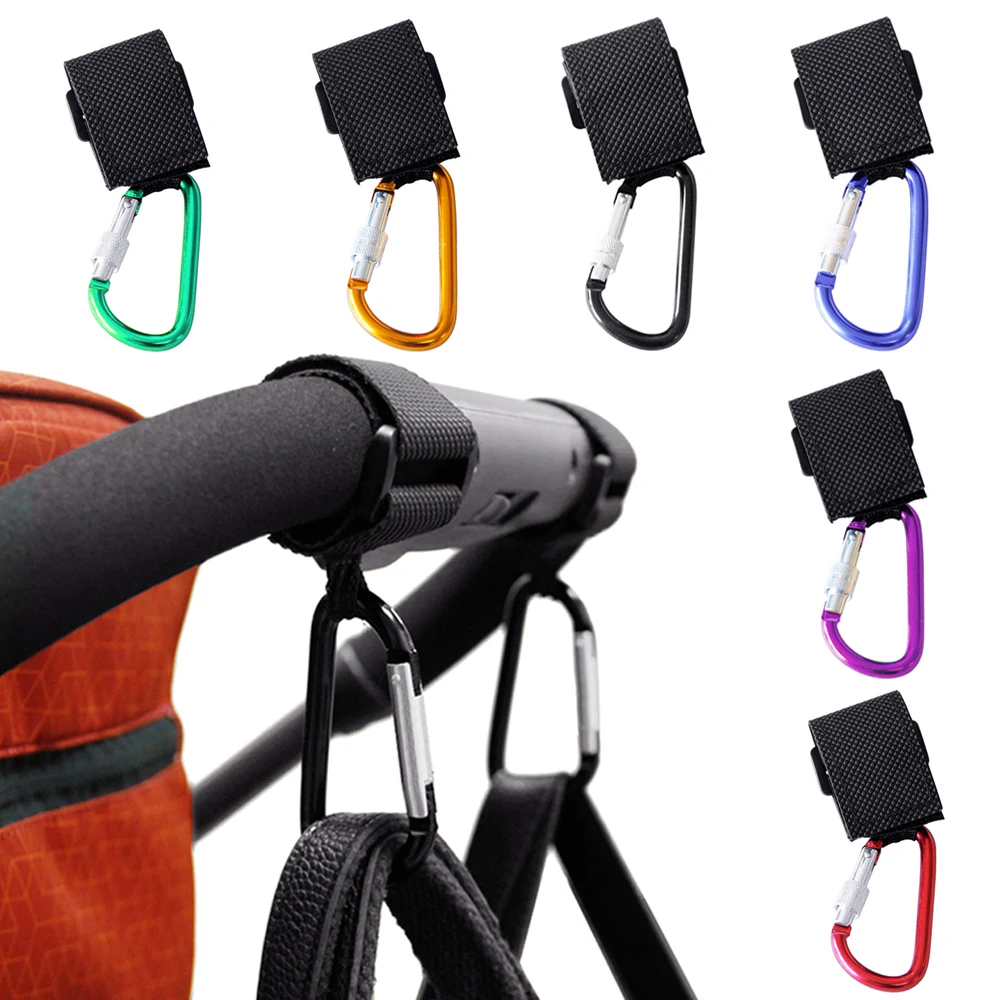 

1 pc Baby Stroller Clip Hook Diaper Bag Hanger Universal Pram Wheelchair Pushchair Carriage Buggy Clip Hanger Strollers Hook
