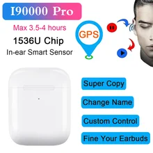 Новинка i90000 Pro TWS 1:1 Bluetooth наушники беспроводные наушники спортивные наушники гарнитуры 1536U Air 2 3 PK i12 i9000 i9000X TWS
