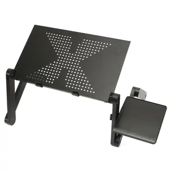 

Aluminium Alloy Laptop Desk Folding Portable Laptop Table Notebook Desk Table Stand Bed Sofa Desk Tray Book Holder