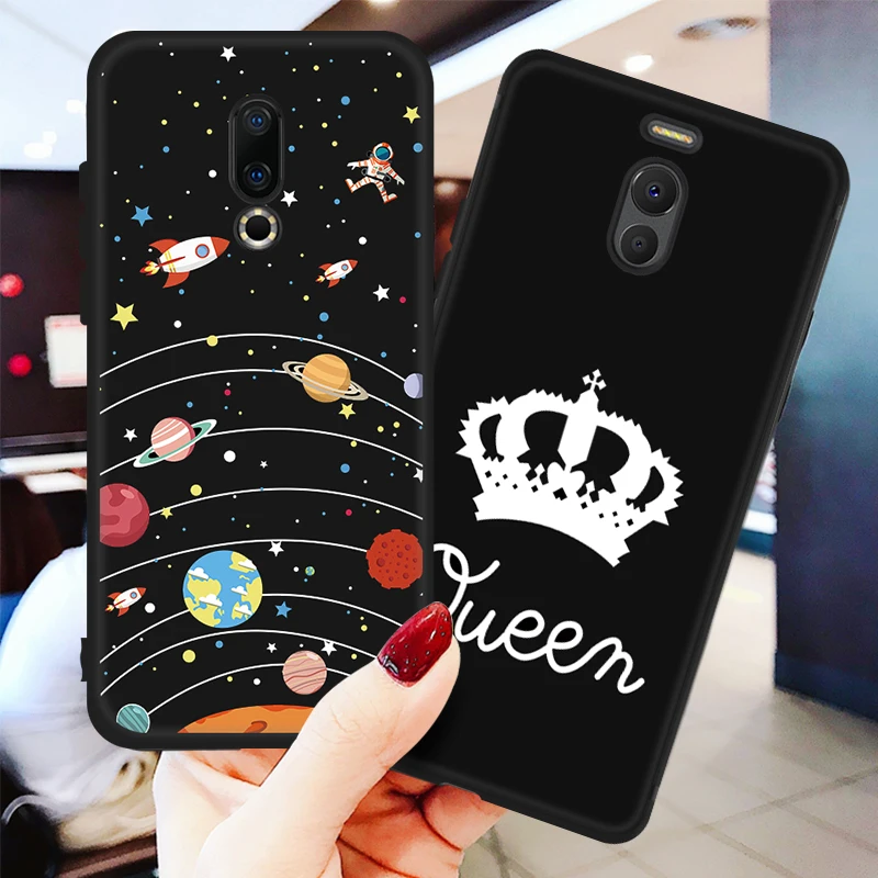 Мягкий силиконовый чехол для телефона с узором чехол для Meizu Note 5, 6, 8, 9, 16th 16XS 16 плюс X8 M6 M5 M5S M5C Матовый ТПУ защитный чехол Coque