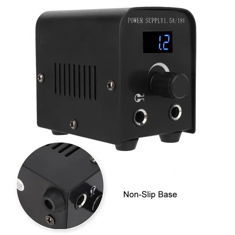 Massager LED Digital Display Screen High Power Tattoo Machine Power Supply Tattoo Tool Body Relax