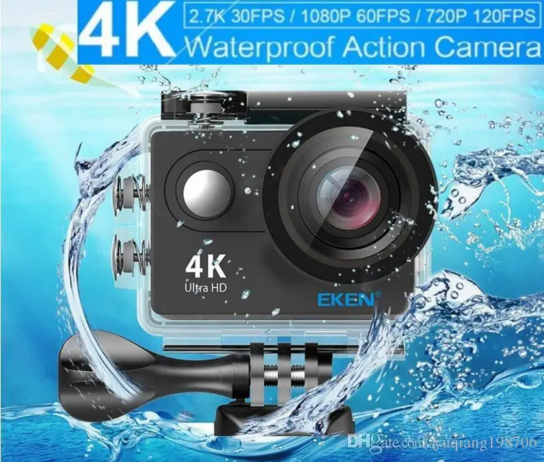 EKEN H9R with remote control Ultra HD 4K WiFi HDMI 1080P 2.0 LCD 170D pro Sports camera waterproof
