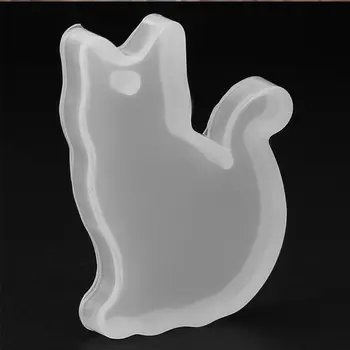 

DIY Rabbit Cat Silicone Resin Molds Animal Pendant Necklace Jewelry Mold Tools
