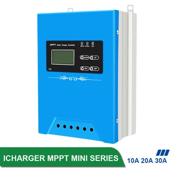 

10A 20A 30AMPPT Solar Charge Controller12V 24V 48V MPPT Solar Charge Regulator Support Lead-acid Ternary Lithium WiFi RS485 GPRS