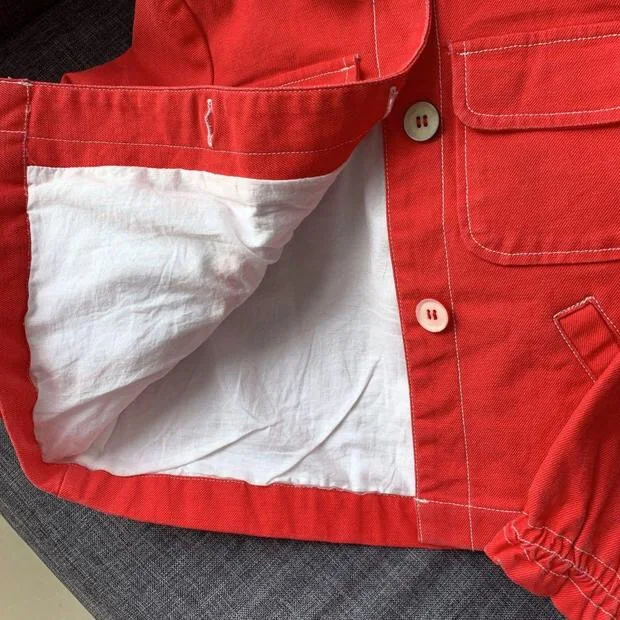girls jacket solid orange color cute toddler girls outwear clothes kids girl tops