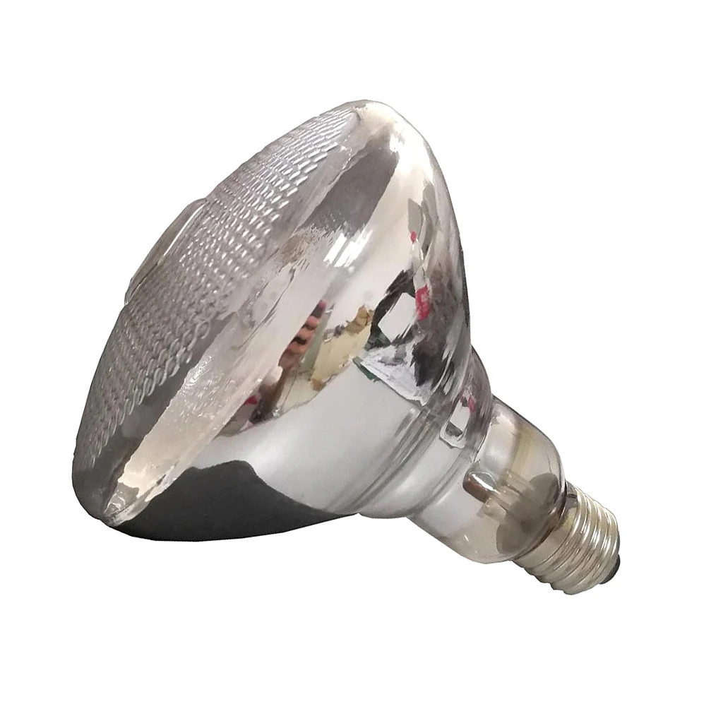 petsola 220V-240V 250W Infra-red Heat Bulb Lamp White Light Piglet Livestock Brooder