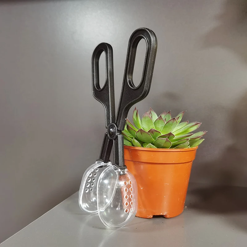 1 Pcs Reptiles Clip Reptile Terrarium Lizards Plastic Tongs Tweezers Pet Raising Feeding Tool Clip Reptile Pet Tools