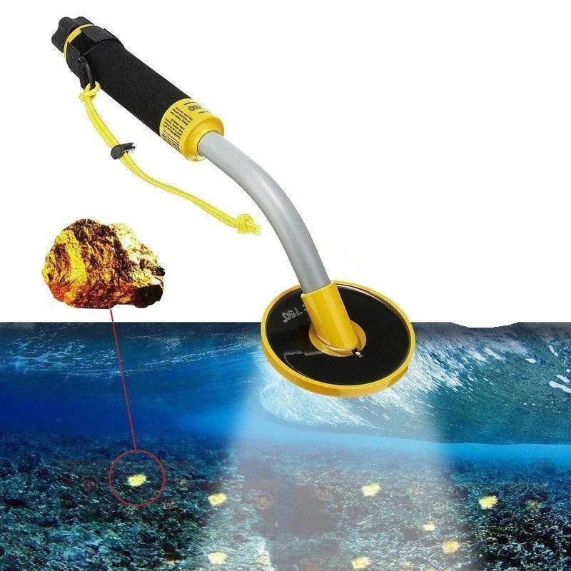 

Metal Detector Tool Underwater Pulse Induction Hunter with LED Light & Vibration