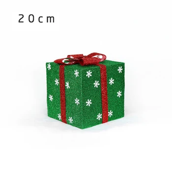 

Christmas Decoration Gift Box Specialty Store Supplies Shop Super Scene Decoration Snowflake Gift Package Santa Paper