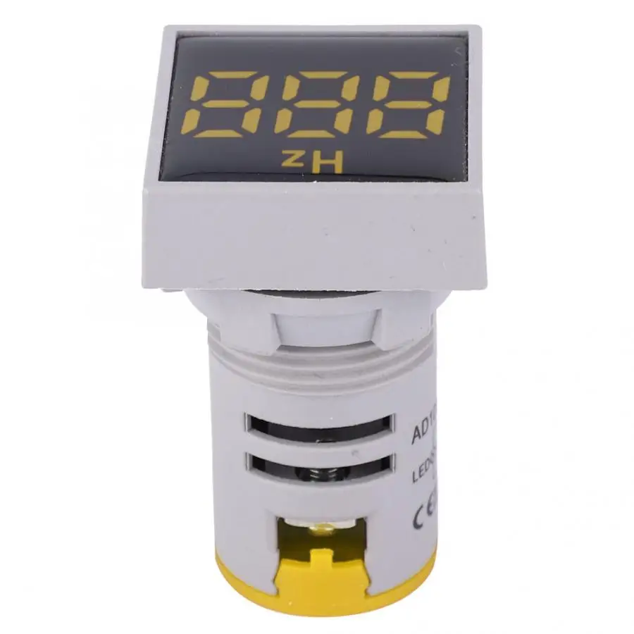 Частотный индикатор частотомер квадратный цифровой светодиодный дисплей индикаторная лампа AC100~ 380V 20~ 75 Гц Измерение частоты устройства