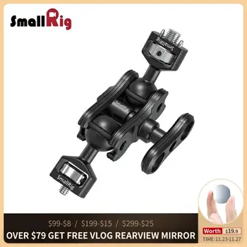 

SmallRig DSLR Camera Stabilizer Magic Arm with Double Ballheads with Arri locating Pins and 1/4" Screw For Monitor Support 2115
