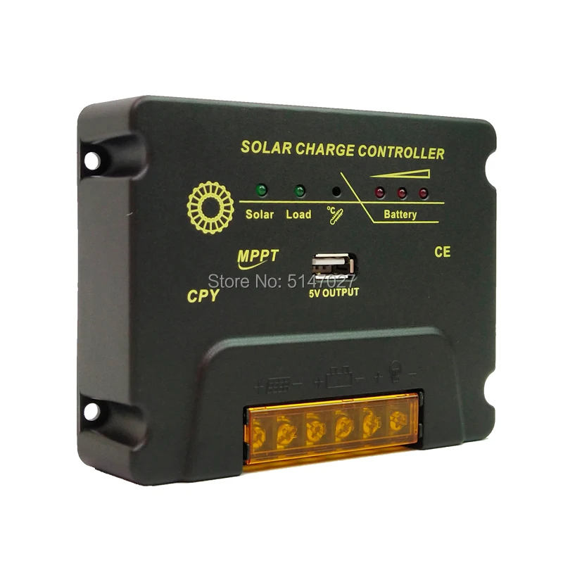 Недавно натуральная со слежением за максимальной точкой мощности, блок управления установкой на солнечной батарее 20A 10A 12Vdc 24Vdc Панели солнечные Батарея регулятор заряда аккумулятора USB 5V