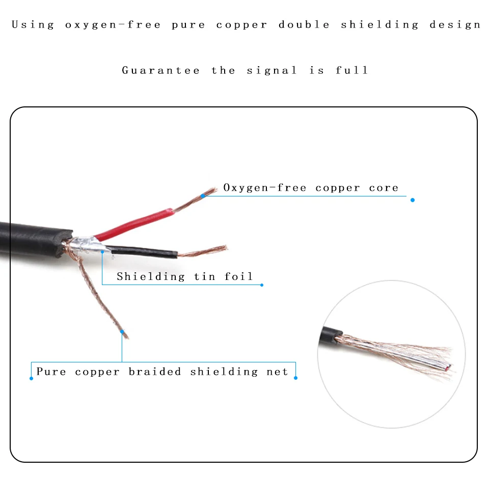 3-PIN DMX Signal Linie 1 M/5 M/10 M/15 M/20 M DMX Kabel Verwendet Für Led Par Bühne Lichter Ausrüstung – Detail 3