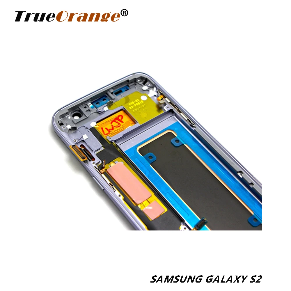 ЖК дисплей для Samsung Galaxy S2 дигитайзер сенсорного экрана в сборе с рамкой замена i9100