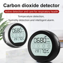 

Humidity Temperature Detection Tool NDIR CO2 Sensor Infrared Carbon Dioxide Meter Desktop High Precisions Air Quality Monitor