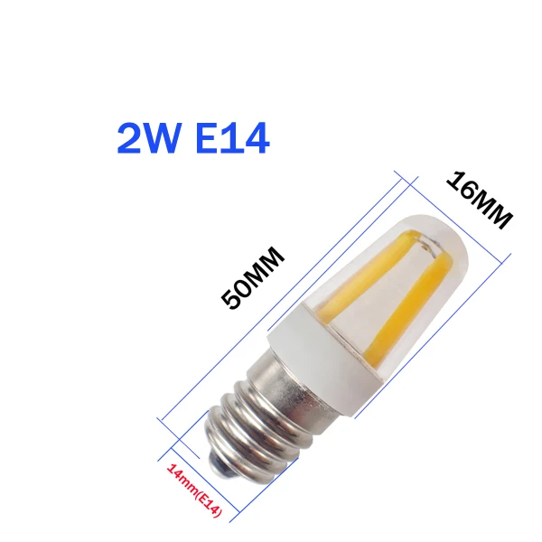Светодиодный E12 E14 лампа переменного тока 220 В 2 Вт 4 Вт COB Светодиодная заменяемая лампа галогеновая лампа освещение Прожектор люстра Bombillas - Испускаемый цвет: E14 2W