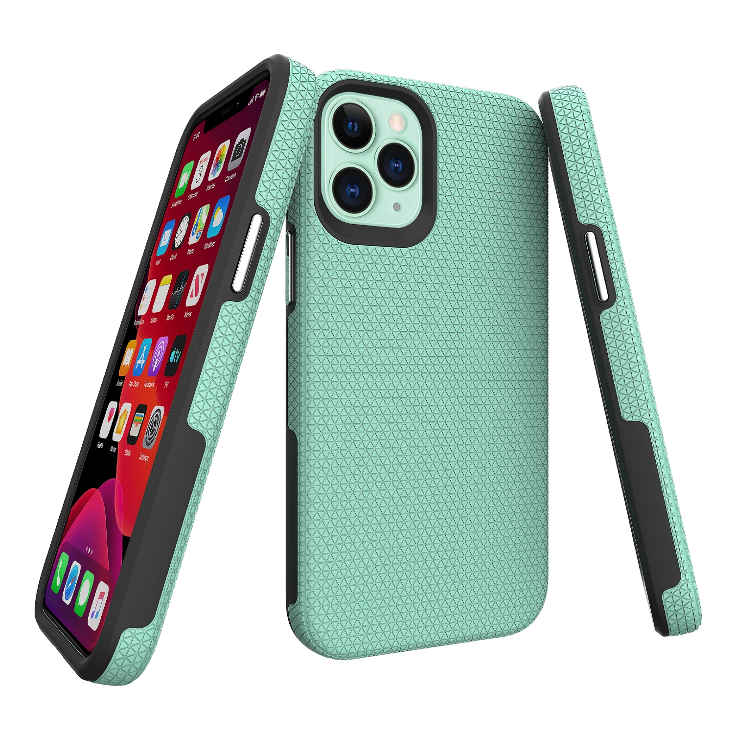 Двухслойный защитный армированный чехол для Iphone 13 pro 12 Mini 11 Pro Max 13pro Xs Xr X SE 2020 7 8
