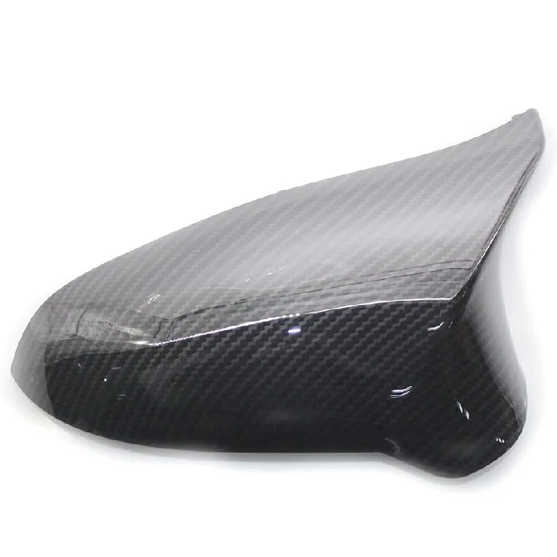 2Pcs Rear View Side Mirror Cover Cap Carbon Fiber/Glossy Black for BMW F80 M3 F82 M4 2015-2020 Side Wing Rearview Mirror Case