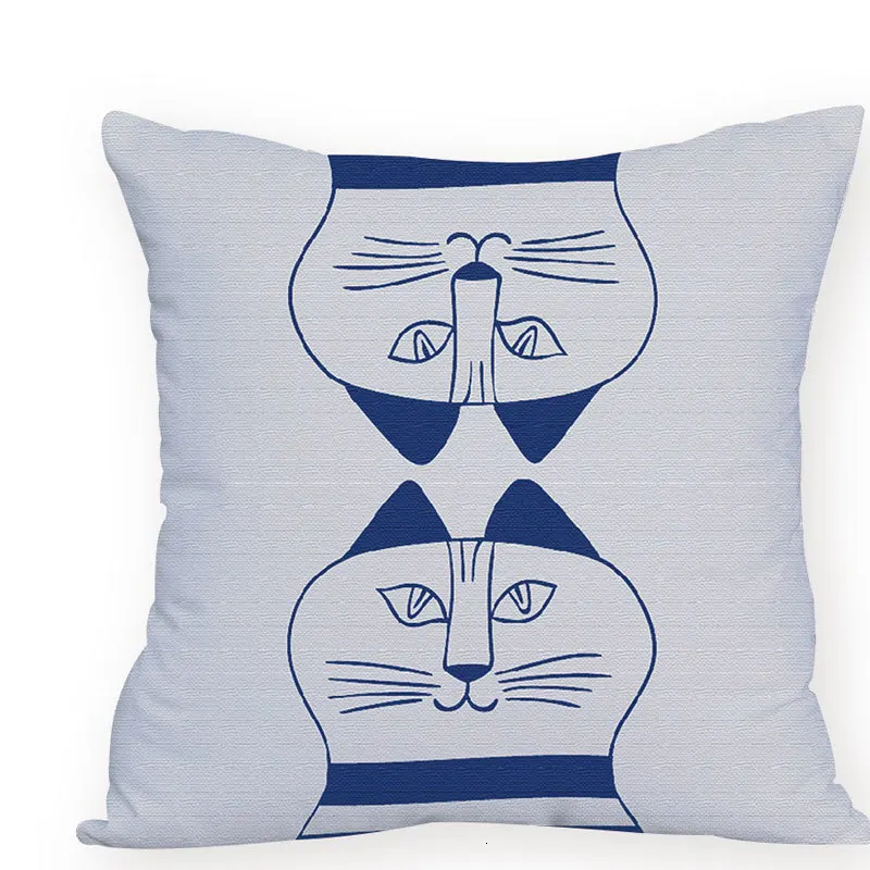 Милый мультфильм свинья наволочка с принтом Home Decor смешно диванных подушек наволочка декорация для дома с животными диван