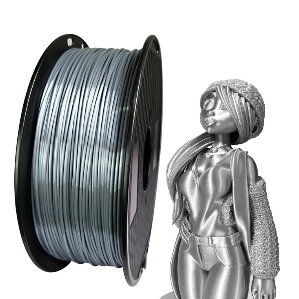 Новый 1 кг 75 мм Выделите шелк PLA нити для 3d принтера печатные материалы|Материалы